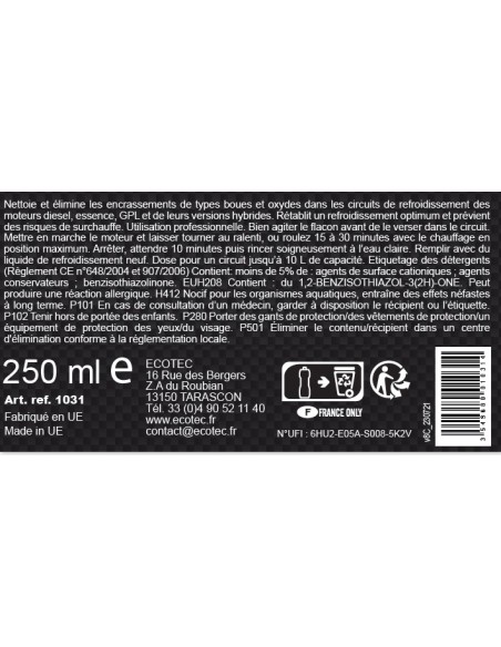 1031 - LIMPIADOR CIRCUITO DE REFRIGERACION