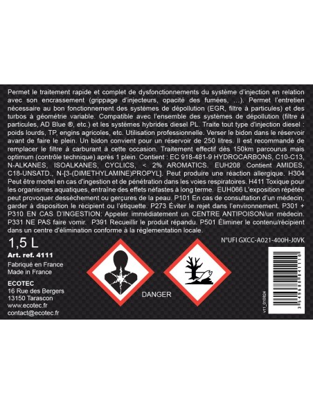 4111 - DIESEL INJECTION CURATIVE TREATMENT