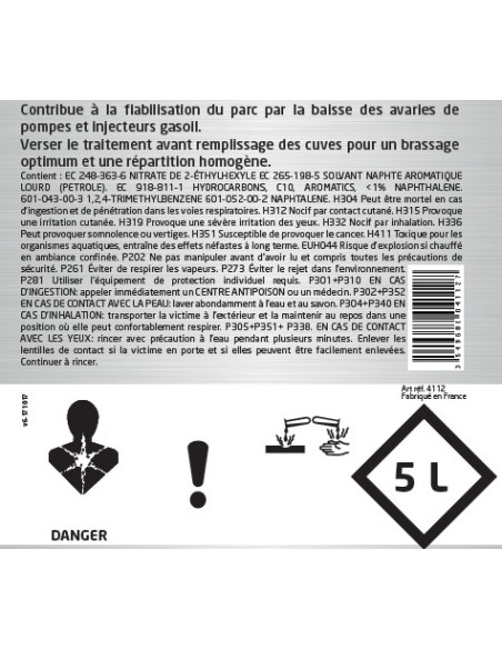 4112-4113 NETTOYANT CIRCUIT GASOIL NOUVELLE GENERATION