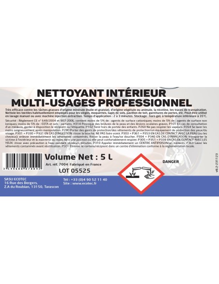 7004 - NETTOYANT INTERIEUR MULTI-USAGES