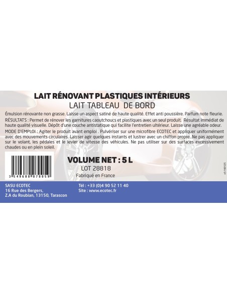 7005 - DASHBOARD CARE CREAM