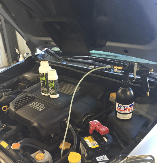 Mise en application des produits ECOTEC réf.1105 et réf.1106.